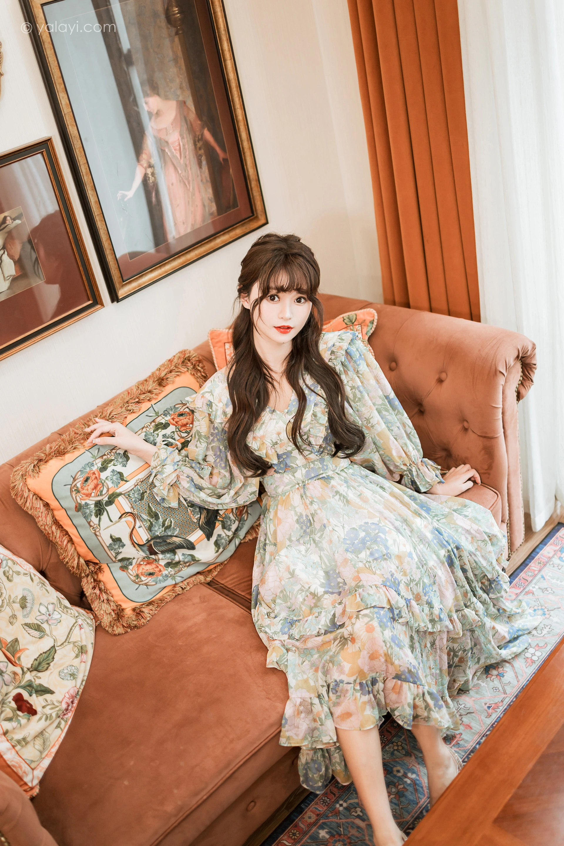 [YALAYI雅拉伊]2023.03.20 NO.1016 碎花裙少女 小亭 3